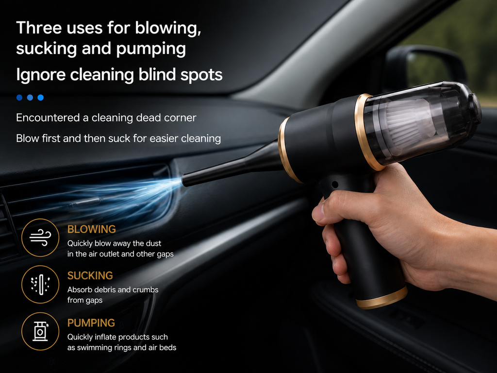 Mini Cordless Car & Home Dust Vacuum Cleaner
